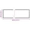 vidaXL Doorzichtig zeildoek met zeilringen 1x4 m PVC