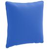 vidaXL 1-Delig Rugkussen PUTTEN 100% Polyester Koninklijk Blauw