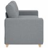 vidaXL Loveseat bank 180x77x82 cm stof lichtgrijs