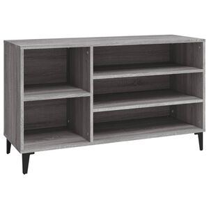 vidaXL Schoenenkast 102x36x60 cm bewerkt hout sonoma grijs