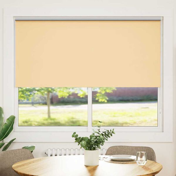 Rolgordijn verduisterend 160 x 175 cm beige