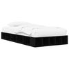 vidaXL Bedframe met opslag Zwart eiken 80 x 200 cm Bewerkt hout