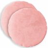 vidaXL Kussensloop 2 pcs HEERLEN Roze &Oslash; 30 cm Flanel