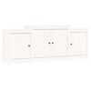 vidaXL Dressoir 164x37x68 cm massief grenenhout wit