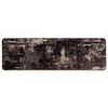 vidaXL Vloerkleedloper MARSA Zwart 100 x 350 cm Polyester en PVC