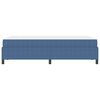 vidaXL Bedframe met matras Blauw 120 x 190 cm Stof