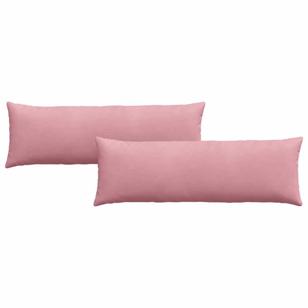 vidaXL Sofa Kussens 2 stuks Roze 120 x 40 cm Cordstof