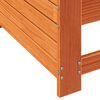 vidaXL Tuinbank met armleuning 69x62x70,5 cm grenenhout wasbruin