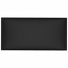 vidaXL Wandhoofdbord 12 pcs Zwart 60 x 30 cm Stof