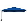 vidaXL Tuinparasol Azurblauw 248,5 x 247,5 x 160 cm Polyester en staal