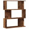 vidaXL Boekenkast 80x24x96 cm bewerkt hout oud houtkleurig