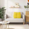 vidaXL Rugkussen Lichtgeel 60 x 24 x 50 cm Stof