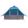 vidaXL Tipi Tent met dak met opslag Blauw 364 x 281 x 257 cm taft