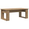vidaXL Koffietafel Set 2 pcs Artisan Eiken Bewerkt hout
