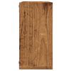 vidaXL Wandschappen kubus 4 st 30x15x30cm bewerkt hout oud houtkleurig