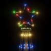 vidaXL Kerstboom met grondpin 732 LED's meerkleurig 500 cm