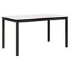 vidaXL Eettafel Wit 140 x 80 x 75 cm Massief grenenhout