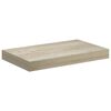 vidaXL Wandschappen zwevend 4 st 40x23x3,8 cm MDF eikenkleurig