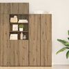vidaXL Highboard artisanaal eikenkleurig 40 x 42.5 x 185 cm