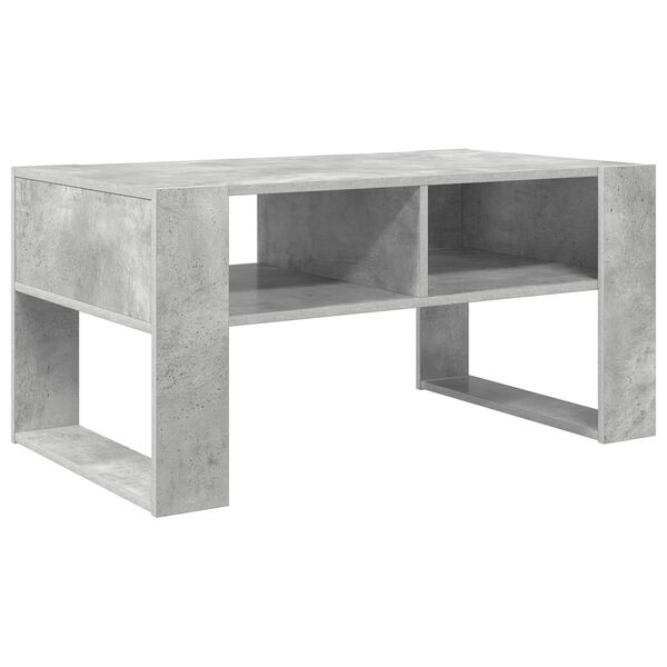vidaXL Salontafel met opslag Beton Grijs 92 x 53 x 45 cm Bewerkt hout