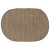 vidaXL Vloerkleden Grijs 100 x 152 cm Jute