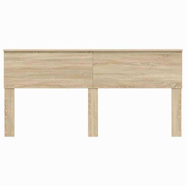 vidaXL Hoofdbord Sonoma Eiken 180 cm Bewerkt hout