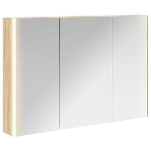 vidaXL Badkamer spiegelkast Sonoma Eiken 103,5 x 15,5 x 70 cm