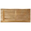 vidaXL Tafelblad met natuurlijke rand 100x40x3,8 cm massief mangohout
