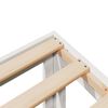 vidaXL Bedframe Family zonder matras 270x200 cm massief grenenhout wit