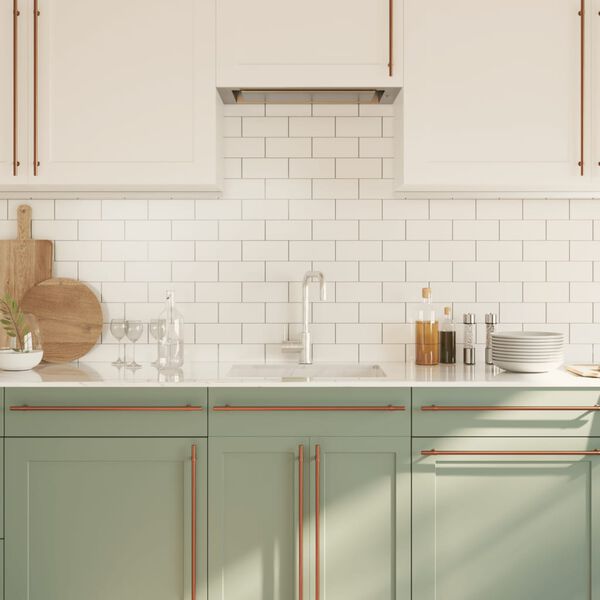 vidaXL Handvatten 10 st 480 mm roestvrij staal bronskleurig