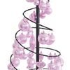 vidaXL LED-kerstboom met kerstballen 80 LEDs warm wit 120 cm