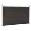 vidaXL Schuttingpaneel 180x105 cm HKC zwart