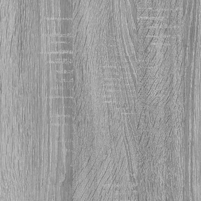 vidaXL Hoge kast 70x31x115 cm bewerkt hout grijs sonoma eikenkleurig
