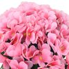 vidaXL Kerstslingers met bloemen 3 st 85 cm roze