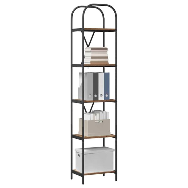 vidaXL Boekenkast Oudhout 40 x 30 x 183 cm Bewerkt hout