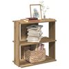 vidaXL Boekenkast 3-laags 60x30x60 cm bewerkt hout artisanaal eiken