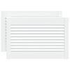 vidaXL Louvrede deuren 2 st Wit 69 x 49,4 cm Massief grenenhout