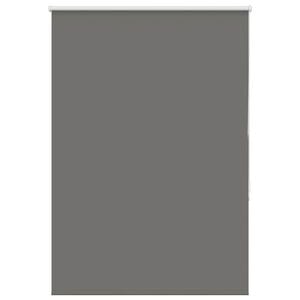 vidaXL Rolgordijn verduisterend 105x130 cm stofbreedte 100,7 cm grijs