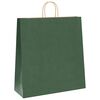 vidaXL Papieren zakken 250 st met hengsels 45x17x48 cm groen