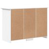 vidaXL Dressoir BODO 115,5x44x80 cm massief grenenhout wit
