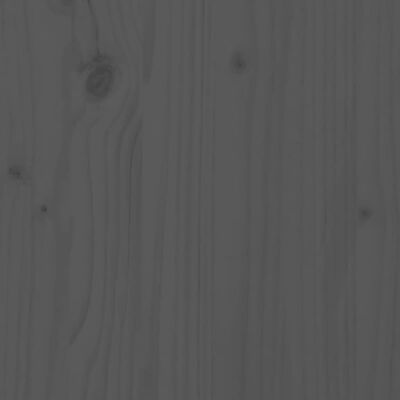 vidaXL 3-delige Tuinbarset massief grenenhout grijs