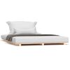 vidaXL Bedframe massief grenenhout 140x190 cm