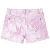 Kindershorts 128 roze