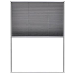 vidaXL Raamhor pliss&eacute; 60x80 cm aluminium