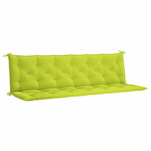 vidaXL Tuinbankkussen 200x(50+50)x7 cm oxford stof felgroen