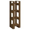 vidaXL Boekenkast/kamerscherm 41x35x125 cm massief hout honingbruin