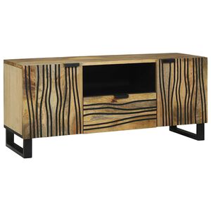 vidaXL TV Eenheden met lade Bruin 105 x 33 x 46 cm Bewerkt hout