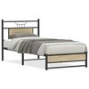 vidaXL Bedframe zonder matras hout sonoma eikenkleurig 90x190 cm