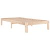 vidaXL Bedframe massief hout 90x190 cm