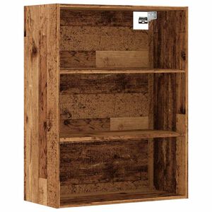 vidaXL Bovenkast 69,5x32,5x90 cm oud houtkleurig